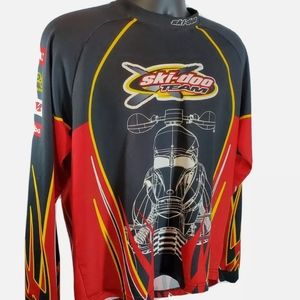 Ski-Doo Team L/S Jersey Snowmobile Skidoo Mens